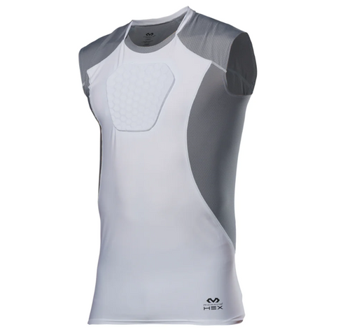 Sternum protector sleeveless hex shirt