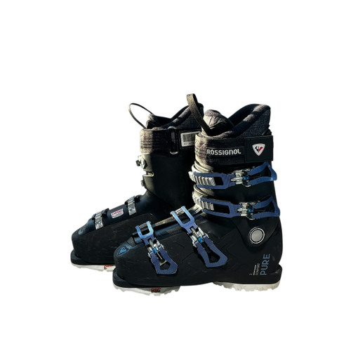 Vist Large View of Product Image Which is Used Rossignol PURE COMFORT Womens DH Ski Boot Black 235 MP - J05.5 - W06.5