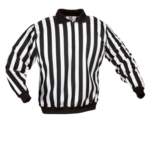 Vist Large View of Product Image Which is New CCM PRO JERSEY W/ SNAP Referee Top 11285-CCMPRO150S54