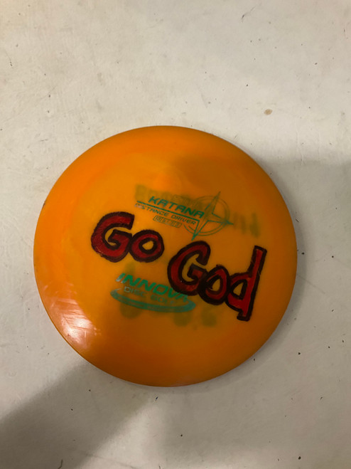 Vist Large View of Product Image Which is Used Innova STAR KATANA Disc Golf Driver Orange 11790-S000043828