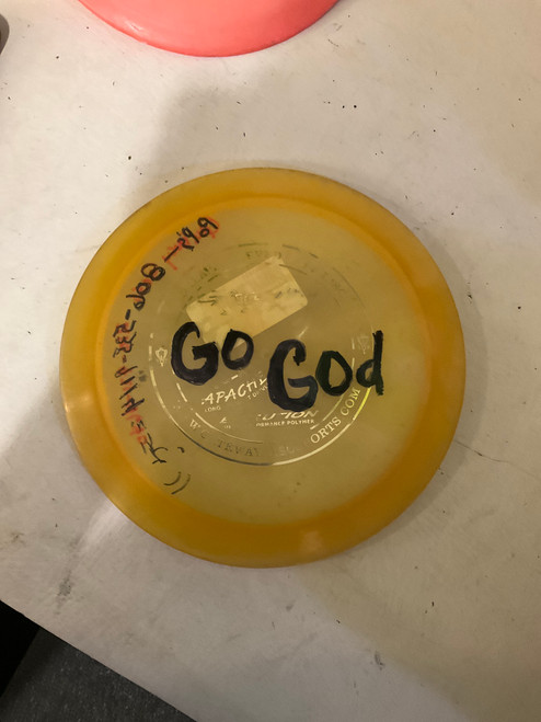 Vist Large View of Product Image Which is Used Gateway APACHE Disc Golf Driver Yellow 11790-S000043831