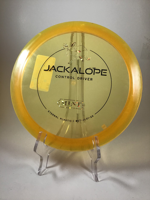 Vist Large View of Product Image Which is Used MINT ETERNAL JACKALOPE Disc Golf Driver Yellow 167g 10105-S000280291