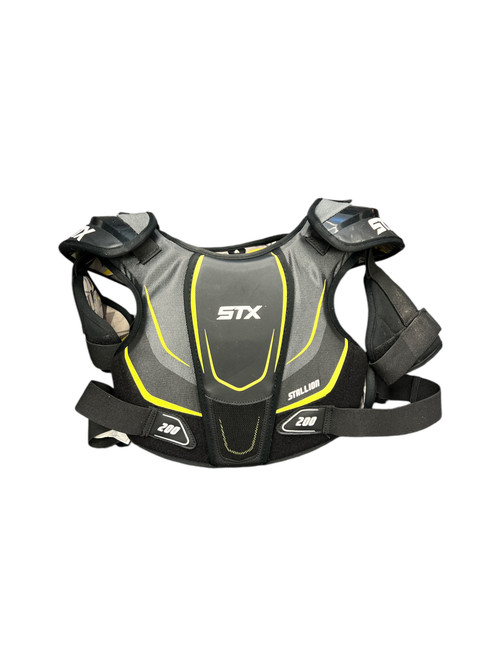 Used STX STALLION 200 Lacrosse Shoulder Pads Black LG 11863-S000021459