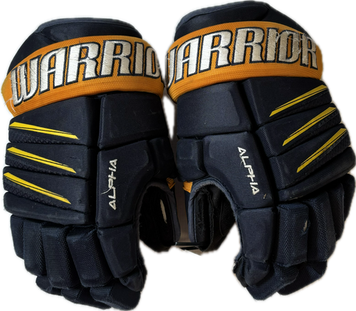 Used Warrior ALPHA Senior Gloves Navy Blue 14" 11894-S000022449