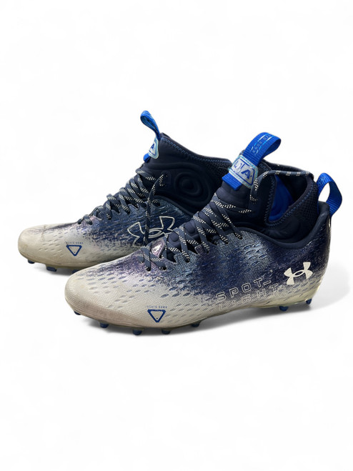 Vist Large View of Product Image Which is Used Under Armour SPOTLIGHT Adult FB Cleats Royal Blue Senior 10