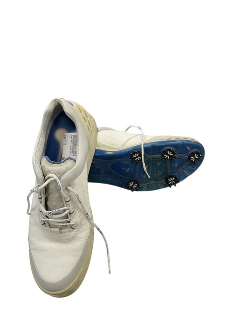 Vist Large View of Product Image Which is Used Ecco Mens Golf Shoes White Senior 12