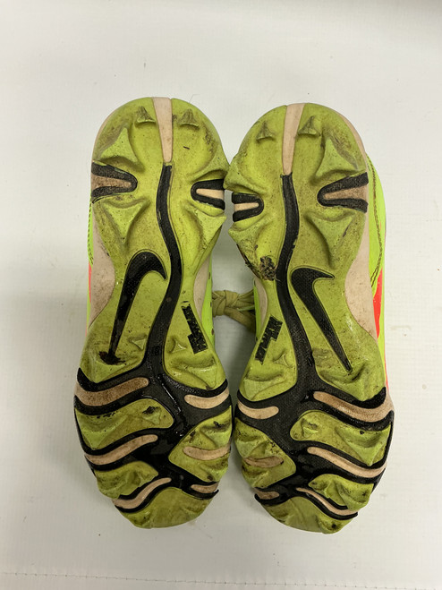 Vist Large View of Product Image Which is Used Nike DIAMOND BB/SB Cleats Lime Green Junior 06