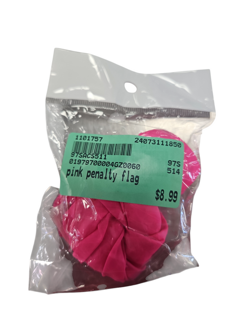 Vist Large View of Product Image Which is New pink penalty flag