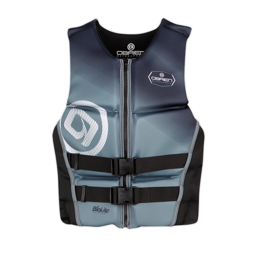 New O'Brien Men's Flex V-Back LTD Life Jacket Grey- MD 11798-OBR2212714