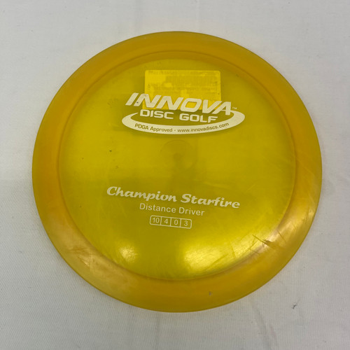 Vist Large View of Product Image Which is Used Innova CHAMPION STARFIRE Disc Golf Driver Gold 11651-S000396999