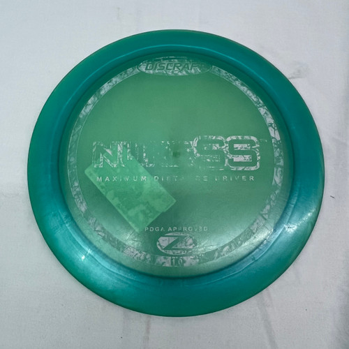Vist Large View of Product Image Which is Used Discraft NUKE SS Z Disc Golf Driver Turquoise 11651-S000397034