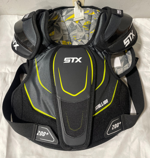 Used STX 200 STALLION + Lacrosse Shoulder Pads Black LG 11735-S000346500