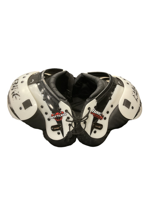 Vist Large View of Product Image Which is Bike VENOM FB Shoulder Pads White SM