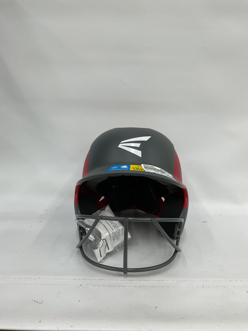 Vist Large View of Product Image Which is Used Easton GHOST TBALL HELMET Batting Helmet w/Mask Grey And Red SM 11871-S000012897