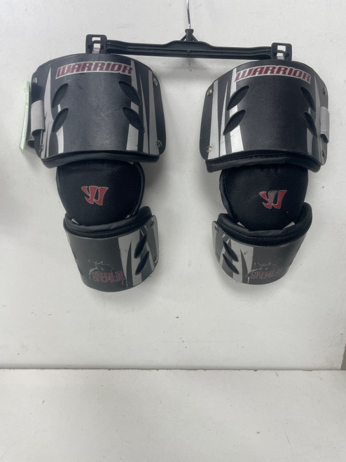 Vist Large View of Product Image Which is Used Warrior GREMLIN Lacrosse Arm Pads/Guards Black LG 11891-S000300797