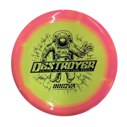 Vist Large View of Product Image Which is Used Innova CALVIN H HALO DESTROYER Disc Golf Driver Pink 11406-S000104615