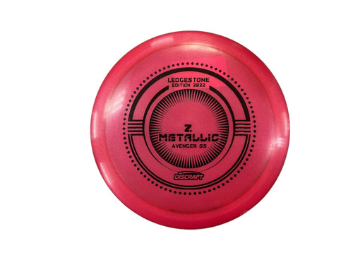 Vist Large View of Product Image Which is Used Discraft MATALLIC Z AVENGER SS 2021 LEDGESTONE Disc Golf Driver Red 174g 11768-S000222954