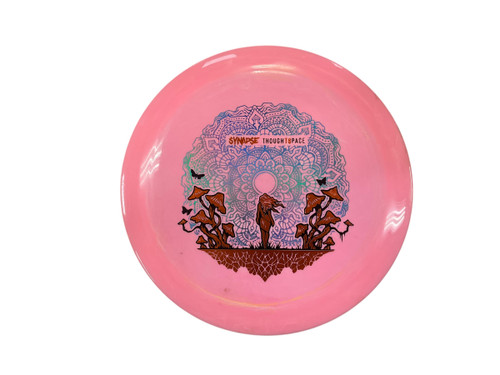 Vist Large View of Product Image Which is Used Thought Space Athletics AURA SYNAPSE Disc Golf Driver Pink 177g 11768-S000222961