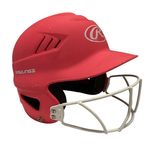 Vist Large View of Product Image Which is Used Rawlings PINK HELMET Batting Helmet w/Mask Pink SM 11717-S000084228