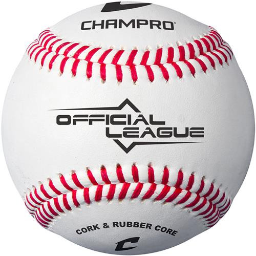 Vist Large View of Product Image Which is New Champro Official League Baseballs - PIAS (1 Dozen)