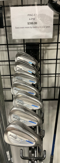 Used Ping E1 Mens Iron Set RH 4I-PW 11834-S000034738