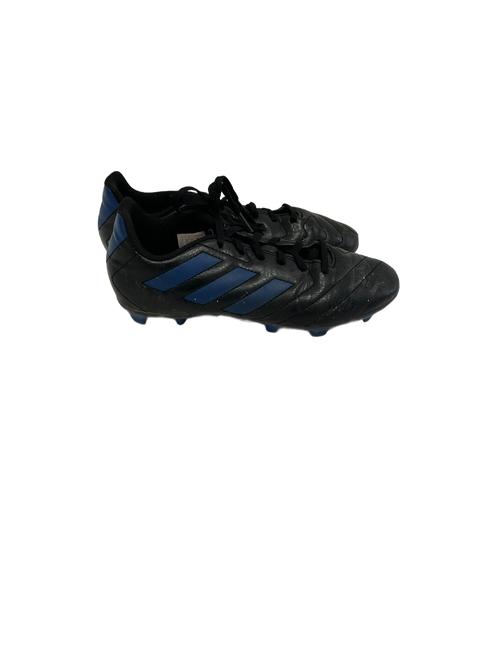 Used Adidas Goletto Jr 5.5 Black and Navy Blue Soccer Cleats 11692-S000135002