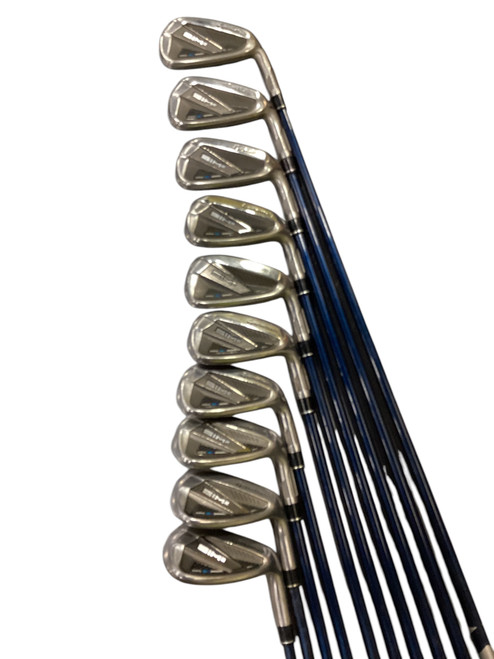 Vist Large View of Product Image Which is Used Taylormade SIM 2 MAX Mens Iron Set RH 4I-SW 11884-S000045213