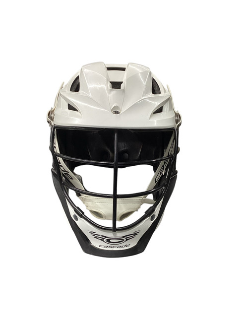 Used Cascade S Lacrosse Helmet White Medium 11798-S000034363