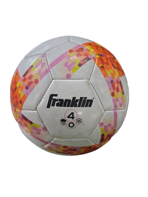 Used Franklin SOCCER BALL All Size Soccer Ball White 4 11708-S000177886