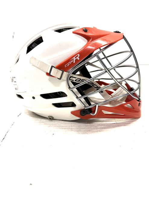 Vist Large View of Product Image Which is Used Cascade CPX-R Lacrosse Helmet White One Size 11860-C000290045