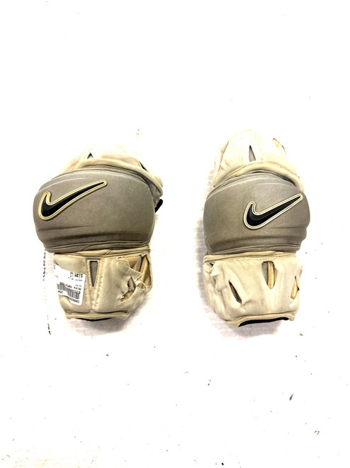 Vist Large View of Product Image Which is Used Nike VAPOR Lacrosse Arm Pads/Guards White LG 11860-C000290051