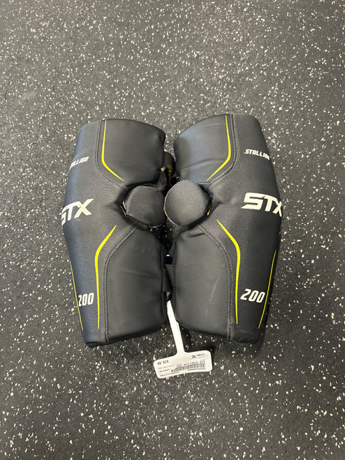 Used STX STALLION 200 Lacrosse Arm Pads/Guards Black MD 11726-S000280099