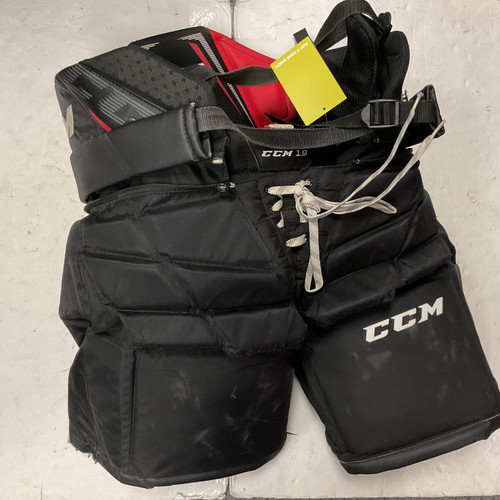 Vist Large View of Product Image Which is Used CCM 1.9 Inter Goalie Pant Black And Red MD 11855-S000183579