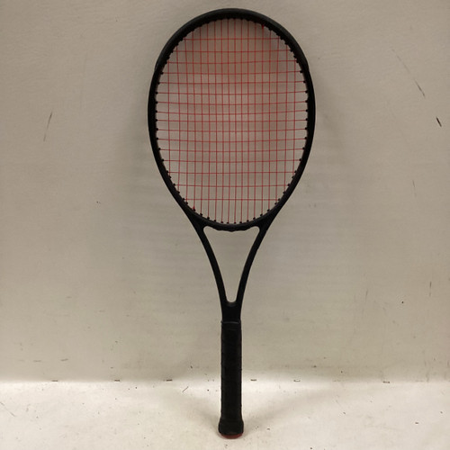 Vist Large View of Product Image Which is Used Wilson PRO STAFF Adult Tennis Racquet Black 4 1/2"