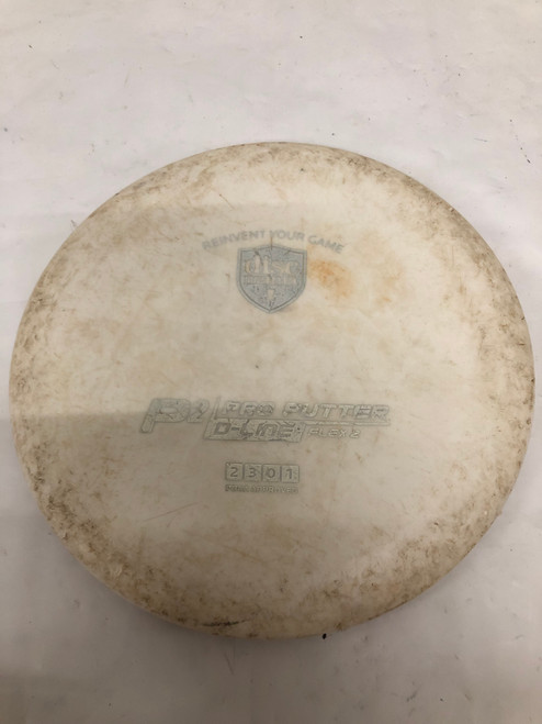 Vist Large View of Product Image Which is Used Discmania P2 D LINE Disc Golf Putter White 174g