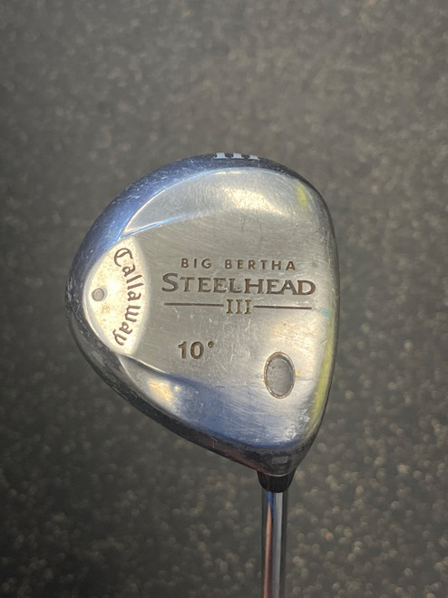 Vist Large View of Product Image Which is Used Callaway BIG BERTHA STEELHEAD III Mens Driver RH 10.0 Degree