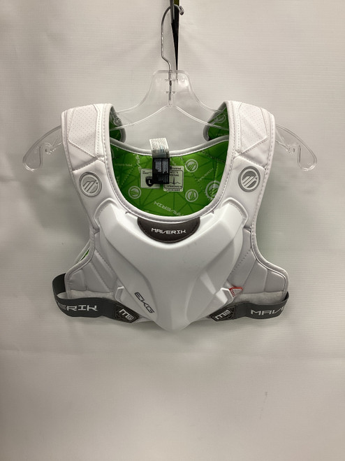 Vist Large View of Product Image Which is Used Maverik M6 LINER Lacrosse Shoulder Pads White LG 11851-S000030851