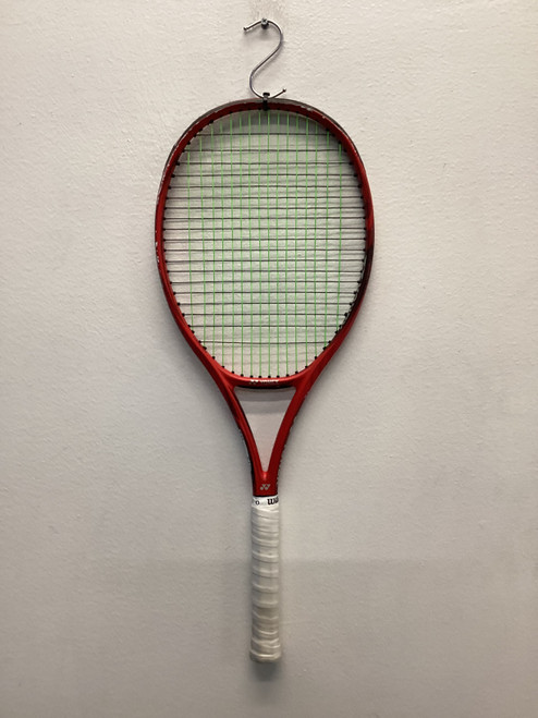 Vist Large View of Product Image Which is Used Yonex VCORE 98 Adult Tennis Racquet Red 4"