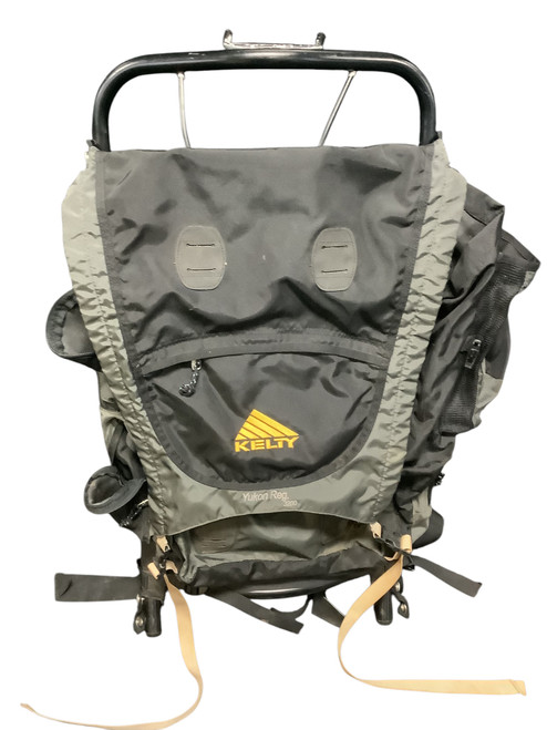 Used Kelty YUKON REG 3200 External Frame Backpack Black 11479-S000392498