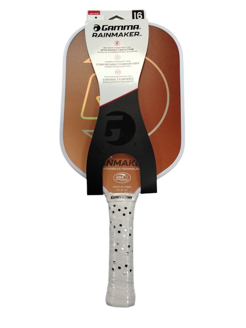 Vist Large View of Product Image Which is Used Gamma Sports RAINMAKER Pickleball Racquet Brown 11866-S000023304