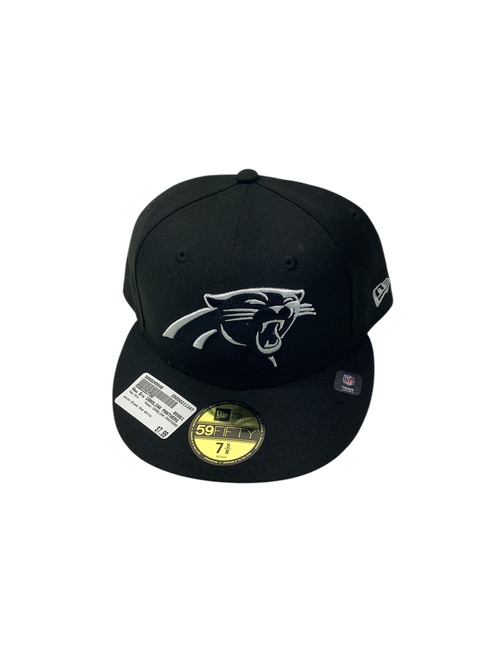 Vist Large View of Product Image Which is Used New Era CAROLINA PANTHERS Outerwear Mens Hat Black And White 11347-S000245540