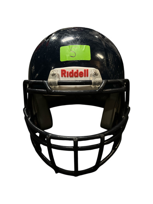 Vist Large View of Product Image Which is Used Riddell VICTOR FB Helmet Navy Blue SM