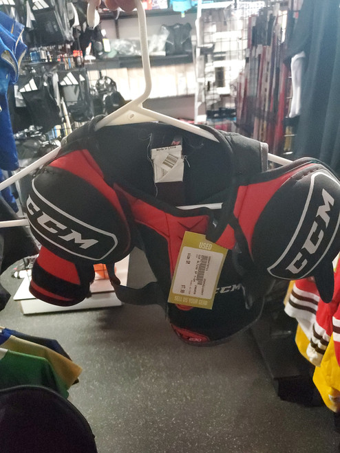 Vist Large View of Product Image Which is Used CCM QLT230 Youth Shoulder Pads SM