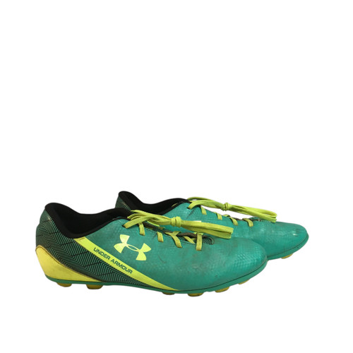 Used Under Armour Soccer Cleats Green Junior 05.5 11749-S000184351