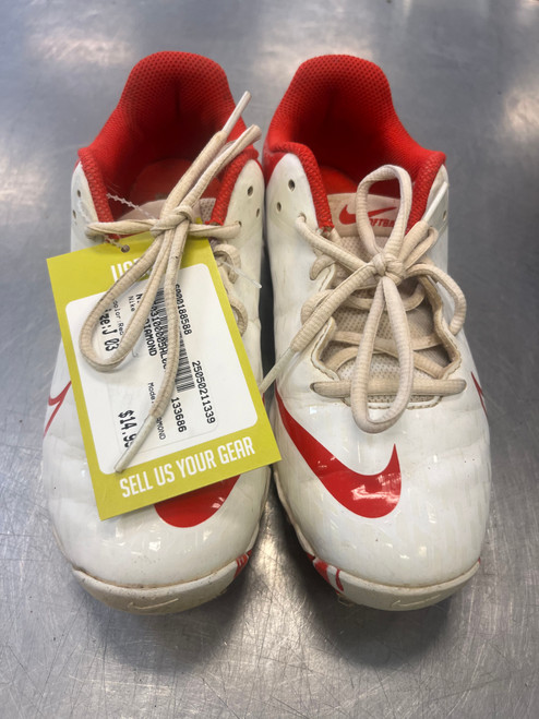 Used Nike DIAMOND BB/SB Cleats Red Junior 03 11339-S000188588