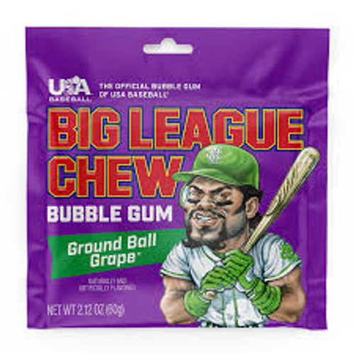New Big League Chew Grape 10801-BLCFGM66001