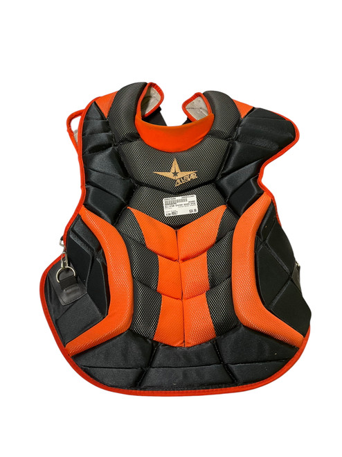 Used All-Star SYSTEM SEVEN CP30PRO Catchers Chest Protector Orange Adult 11484-S000278266