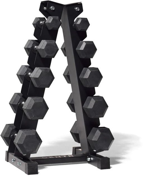 Vist Large View of Product Image Which is New 210 lb Dumbbell set with Rack 11820-97ACENTRDUMBBELLSE