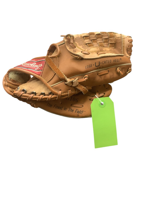 Vist Large View of Product Image Which is Used Rawlings CAL RIPKEN JR BB/SB Glove RH Throw Brown 10"