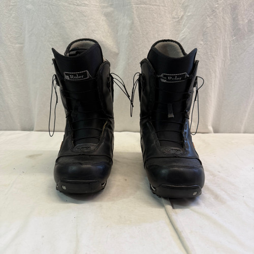 Vist Large View of Product Image Which is Used Burton RULER Mens Snowboard Boots Black Senior 12